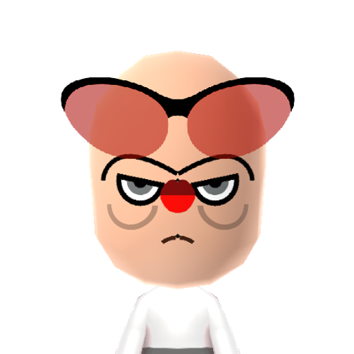 The Brain Mii character preview
