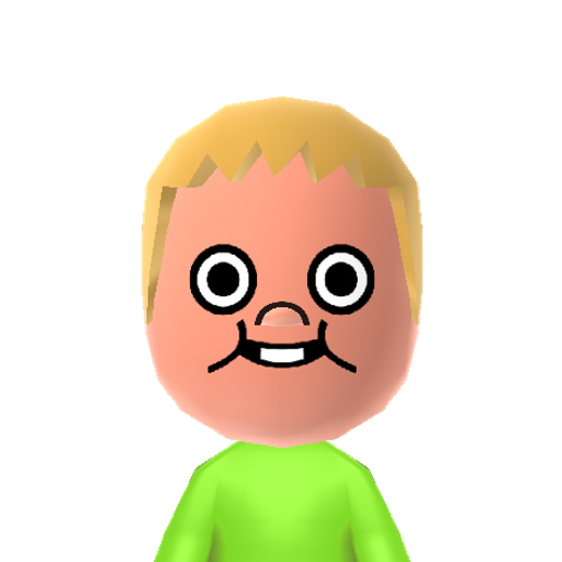 Clarence Mii character: The main character from the Cartoon Network show "Clarence".