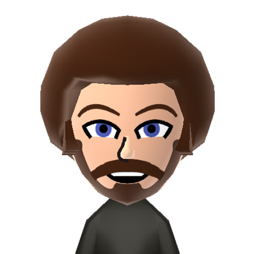 Bob Ross Mii character: These are extracted and derived from the Mii Central Miis from the 3DS Miitopia.