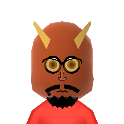 S.P. Satan Mii character: Satan as depicted on the animated series "South Park".