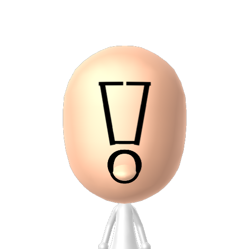 ! mark Mii character: A Mii uploaded to Check Mii Out Channel (WiiLInk)