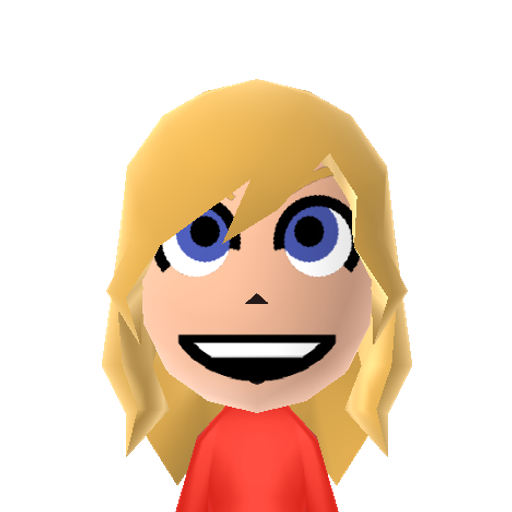 Curly Mii character preview