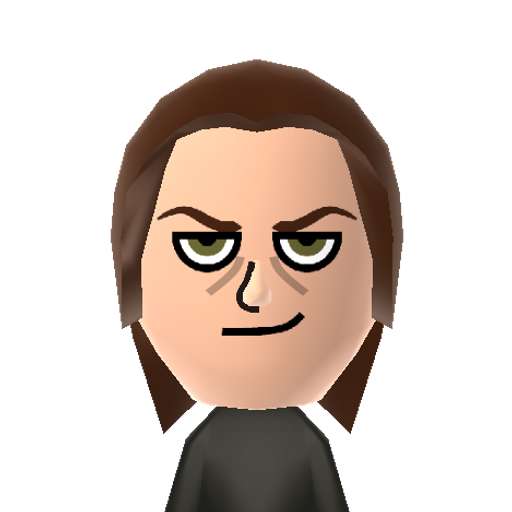 Billy Mii character: Character from "Resident Evil" games. Officially, Billy Coen is dead...