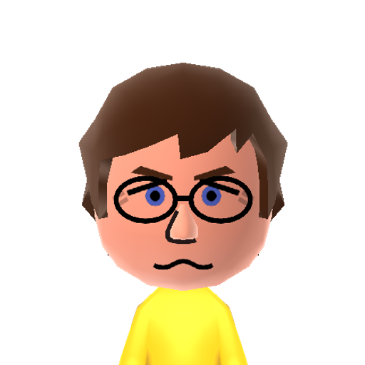 no name Mii character: A Mii from Dillon's Dead-Heat Breakers