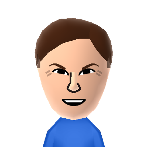 Mr. B Mii character preview