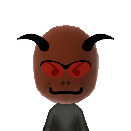 Satan Mii character preview