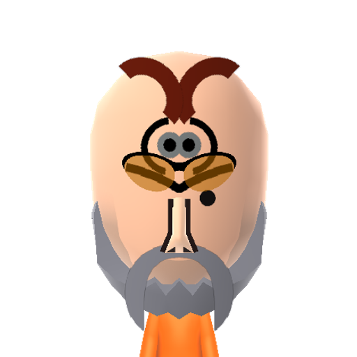 Roadrunner Mii character: The super-fast desert bird from Looney Tunes cartoons. He's always evading Wile E. Coyote's capture.