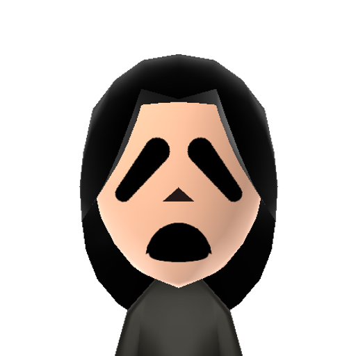 Scream Mii character preview