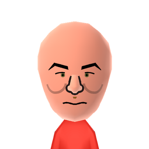 Picard Mii character: Jean-Luc Picard, Captain of the U.S.S. Enterprise NCC-1701-D and NCC-1701-E, from the series Star Trek: The Next Generation and four major motion pictures, as played by legendary British actor Patrick Stewart.