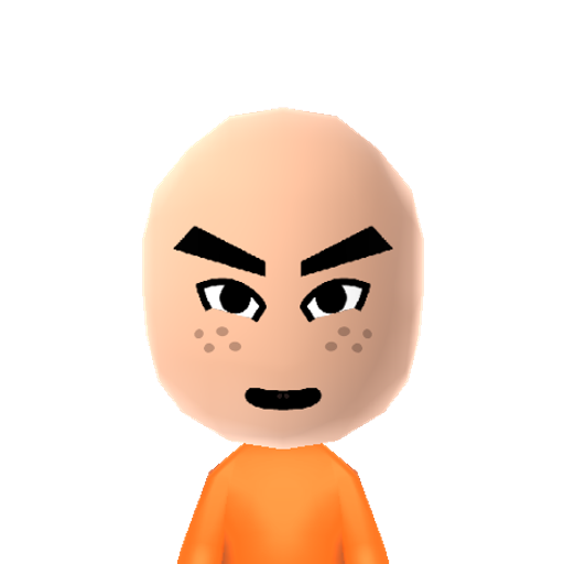 Krillin Mii character: One of Goku's close friends in "Dragon Ball".