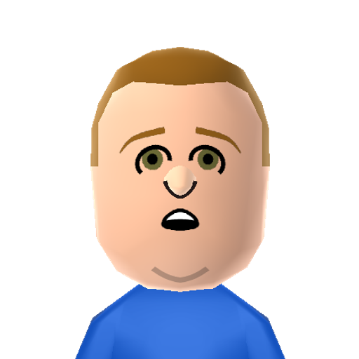 Mike Biggs Mii character: Overweight title character from the sitcom "Mike and Molly", played by Billy Gardell.