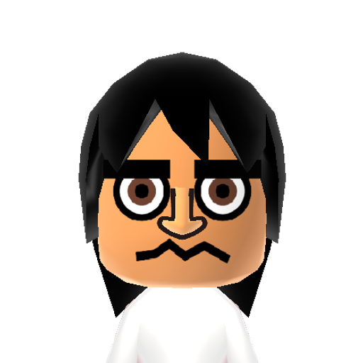 Koizumi Mii character: a Special Mii dumped from StreetPass Mii Plaza