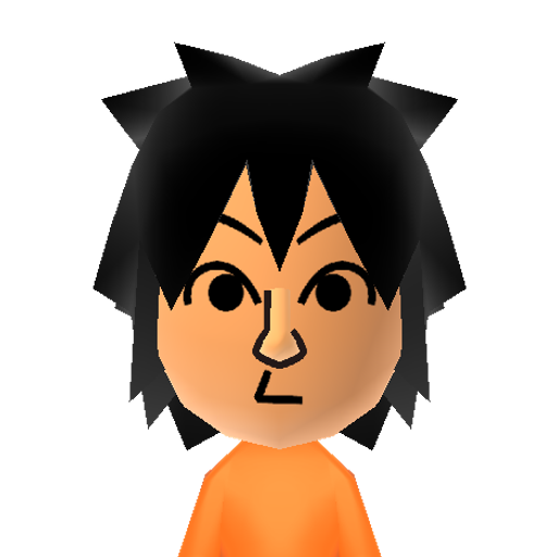 koji Mii character: A random Mii from the Switch I created using the "Create from Likeness" feature