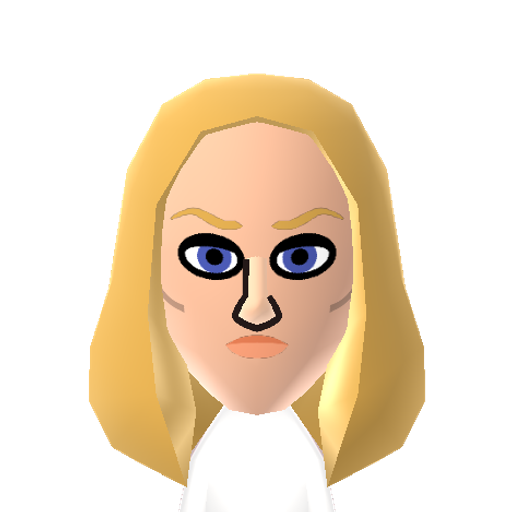 Skwisgaar Mii character: The lead guitarist from the metal band Dethklok featured in the animated show "Metalocalypse" on Adult Swim.