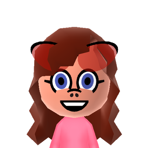 Pinkie Pie Mii character: She is one of the main characters from "My Little Pony: Friendship is Magic". Pinkie Pie is first introduced as a talented and avid party-thrower and represents the element of laughter.