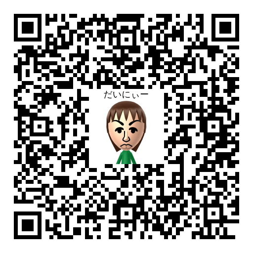 だいにぃー Mii QR code