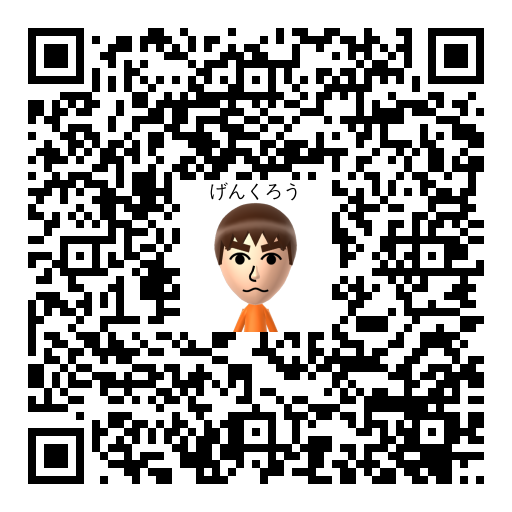 げんくろう Mii QR code