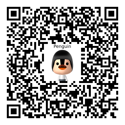 Penguin Mii QR code