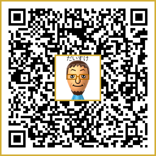 だいすけ Mii QR code
