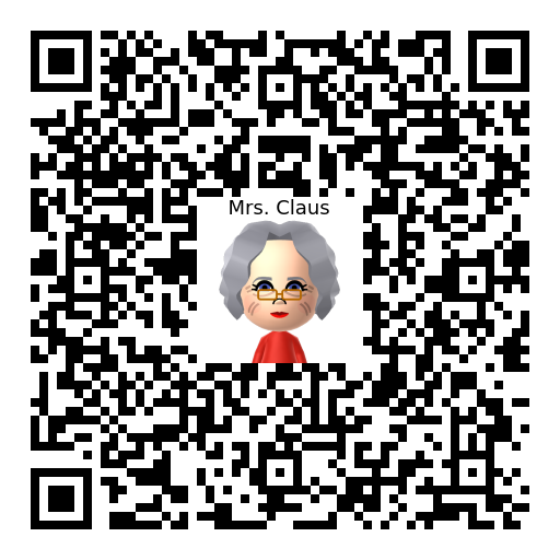 Mrs. Claus Mii QR code