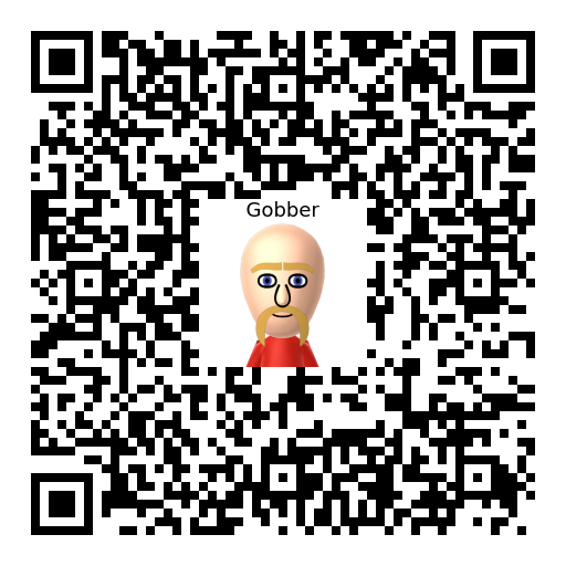Gobber Mii QR code