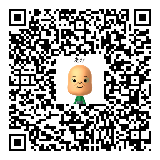 あか Mii QR code