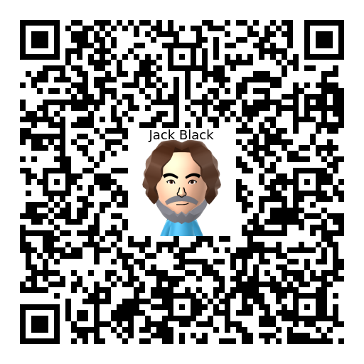 Jack Black Mii QR code