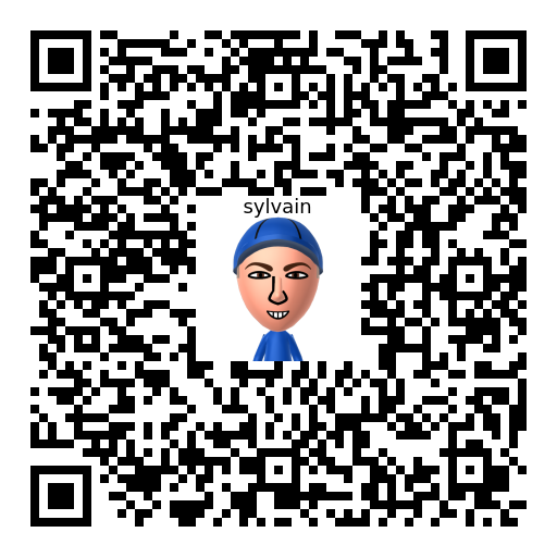 sylvain Mii QR code