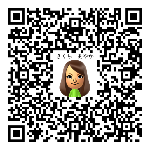 きくち　あやか Mii QR code