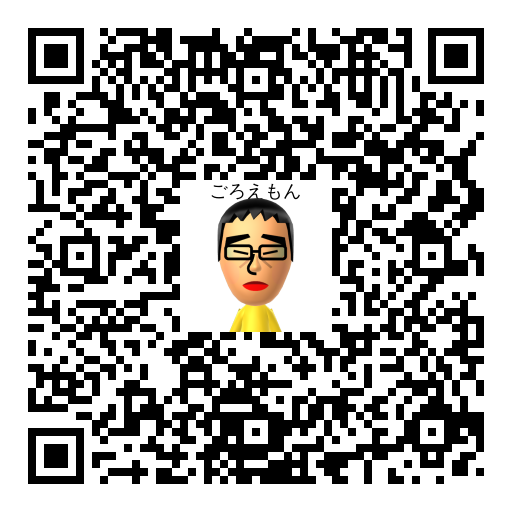 ごろえもん Mii QR code