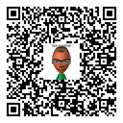 no name Mii QR code
