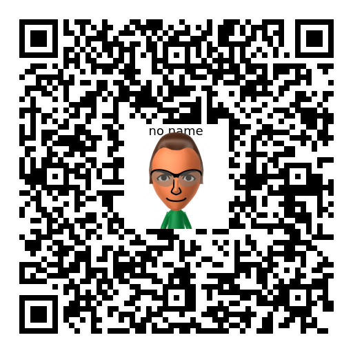 no name Mii QR code