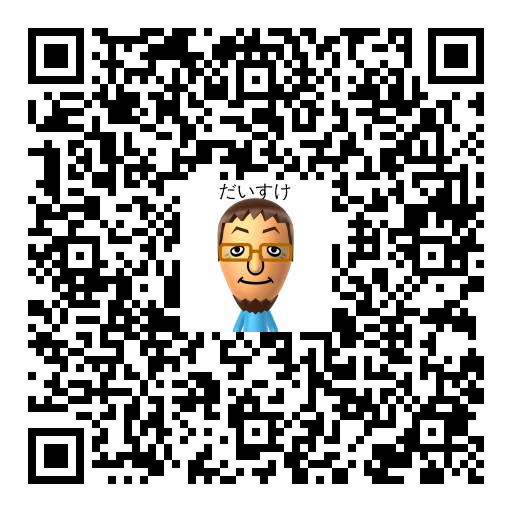だいすけ Mii QR code