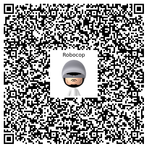 Robocop Mii QR code