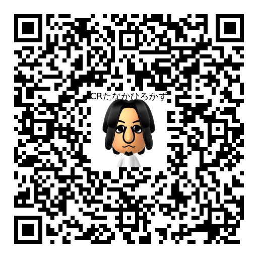 CRたなかひろかず Mii QR code