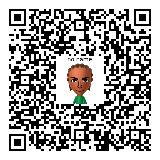 no name Mii QR code