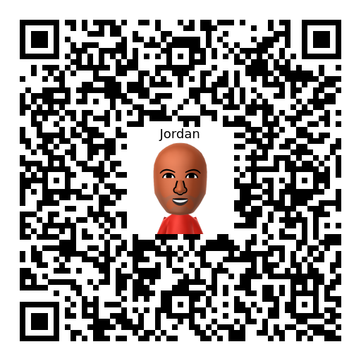 Jordan Mii QR code