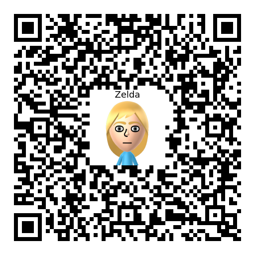 Zelda Mii QR code