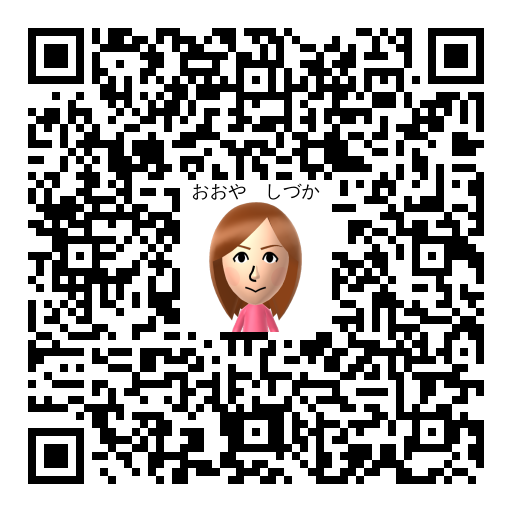 おおや　しづか Mii QR code