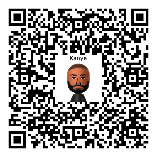 Kanye Mii QR code