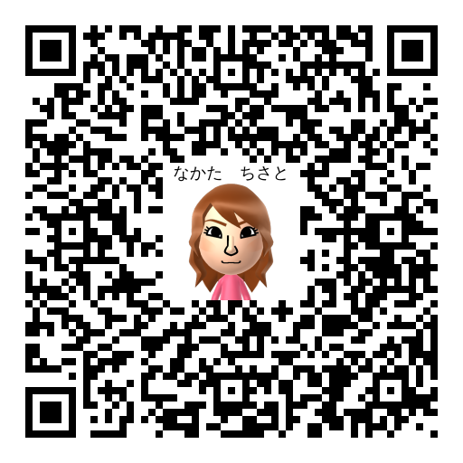 なかた　ちさと Mii QR code