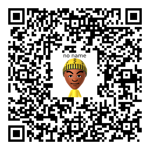 no name Mii QR code