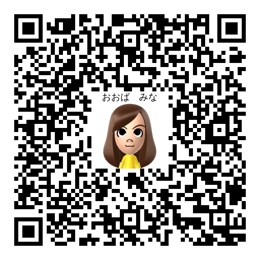 おおば　みな Mii QR code