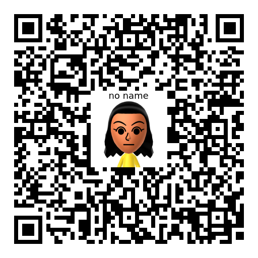 no name Mii QR code