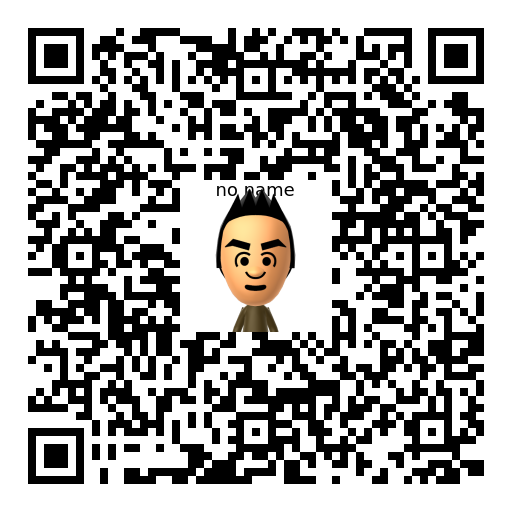 no name Mii QR code