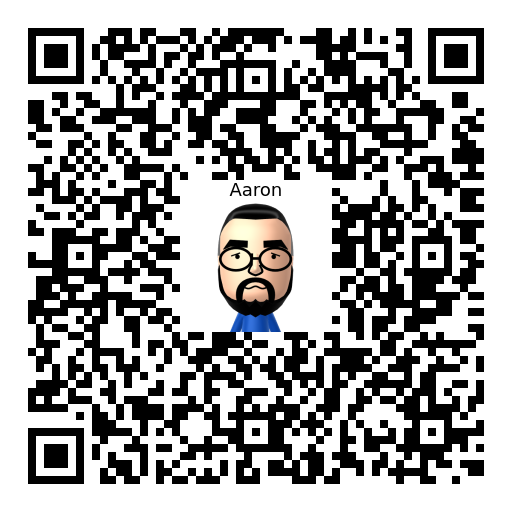 Aaron Mii QR code