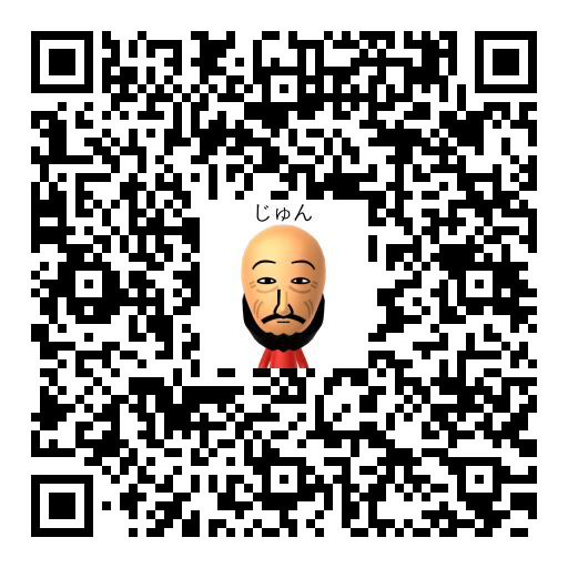 じゅん Mii QR code