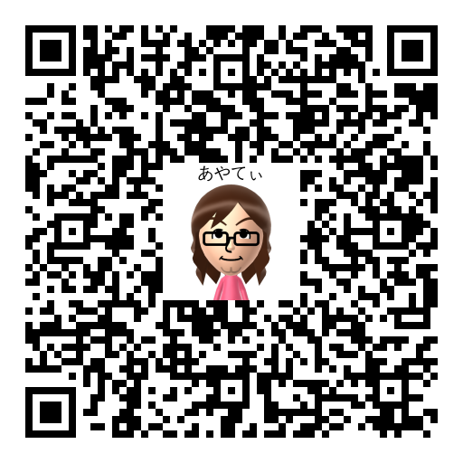 あやてぃ Mii QR code