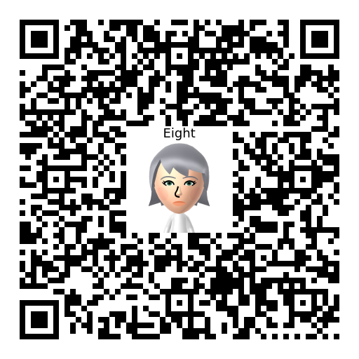 Eight Mii QR code