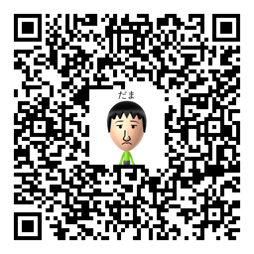 だま Mii QR code